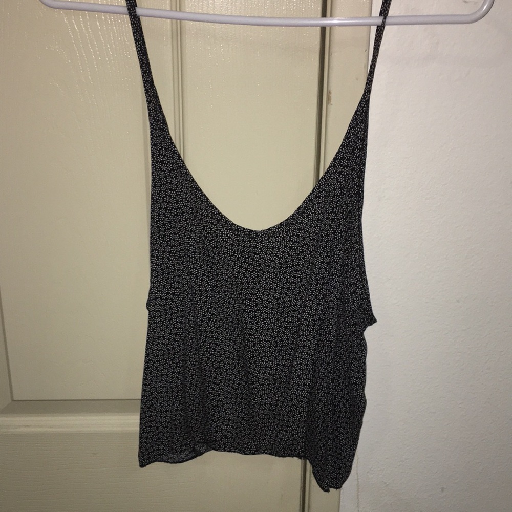 brandy melville floral tank